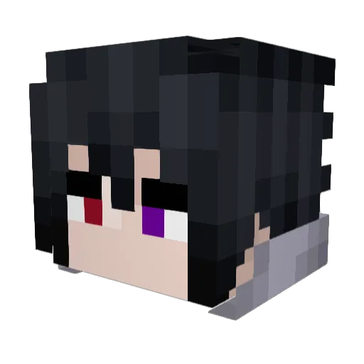 Flevin Minecraft avatar head, 3D render