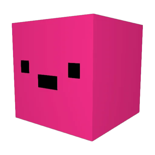 Flewg Minecraft avatar head, 3D render