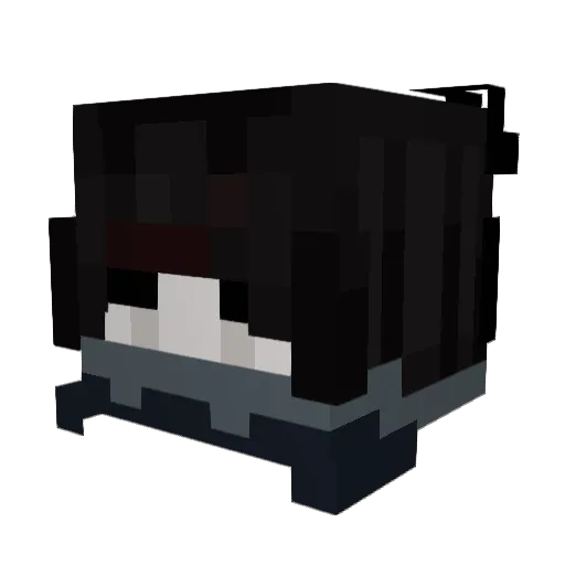 Flewzi_ Minecraft avatar head, 3D render