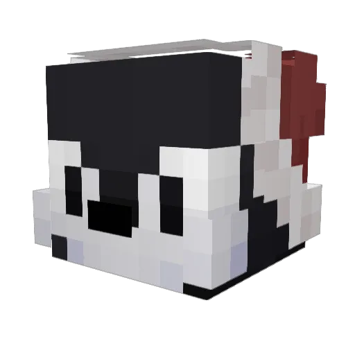 Flex0024 Minecraft avatar head, 3D render