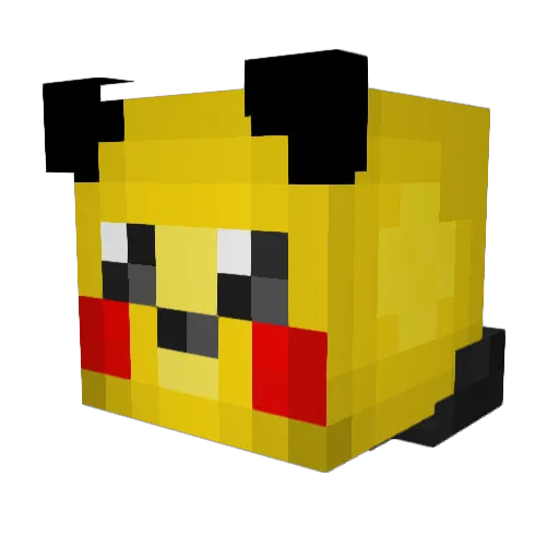 Flex0722 Minecraft avatar head, 3D render