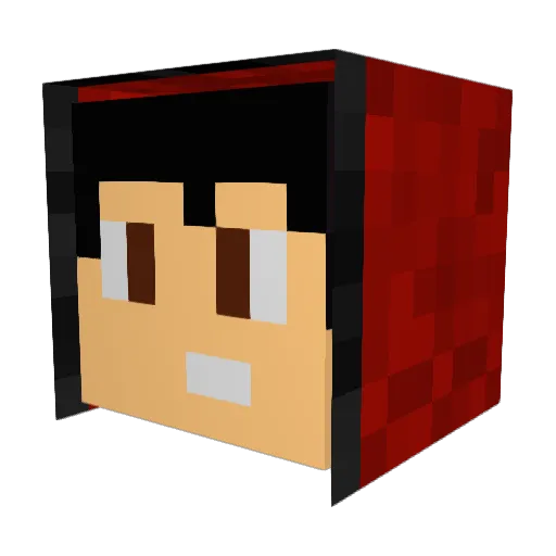 Flex4670 Minecraft avatar head, 3D render