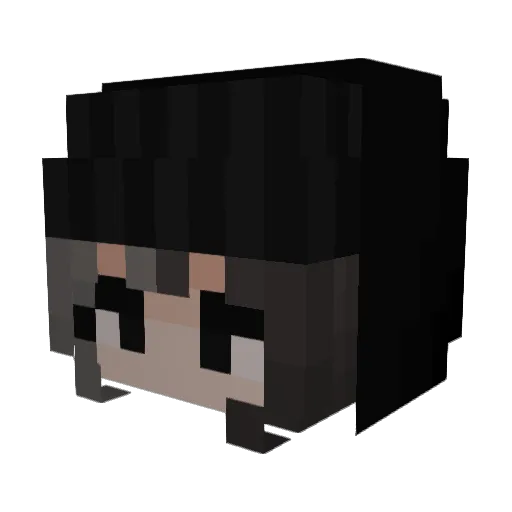 FlexBoi1337 Minecraft avatar head, 3D render