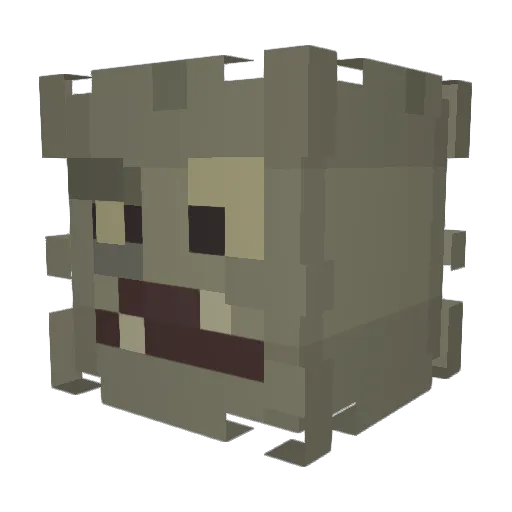 FlexDieEx69 Minecraft avatar head, 3D render