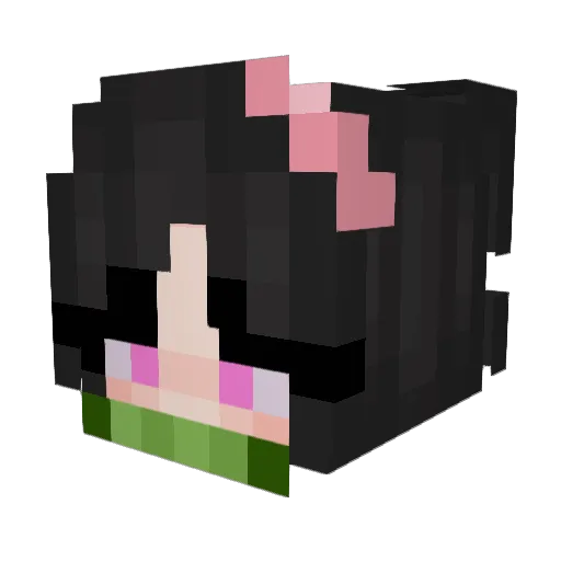 FlexGX_ Minecraft avatar head, 3D render