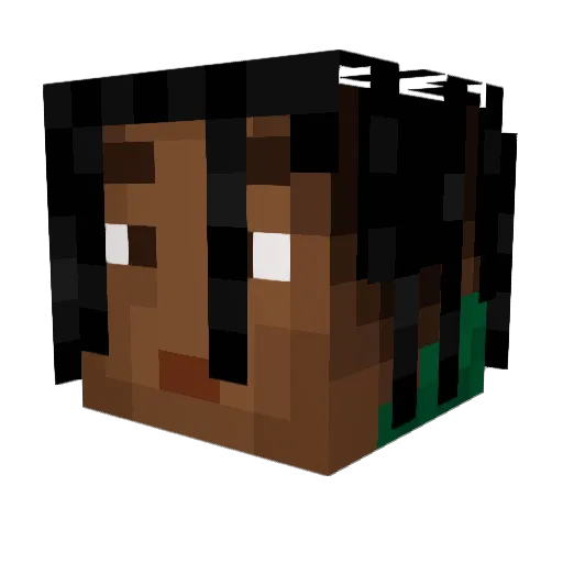 FlexGamingProYT Minecraft avatar head, 3D render
