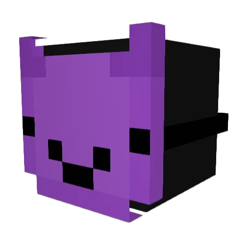 FlexPlayer Minecraft avatar head, 3D render