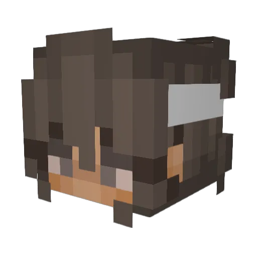 FlexTape21 Minecraft avatar head, 3D render