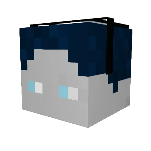 Flex_Boys_ Minecraft avatar head, 3D render