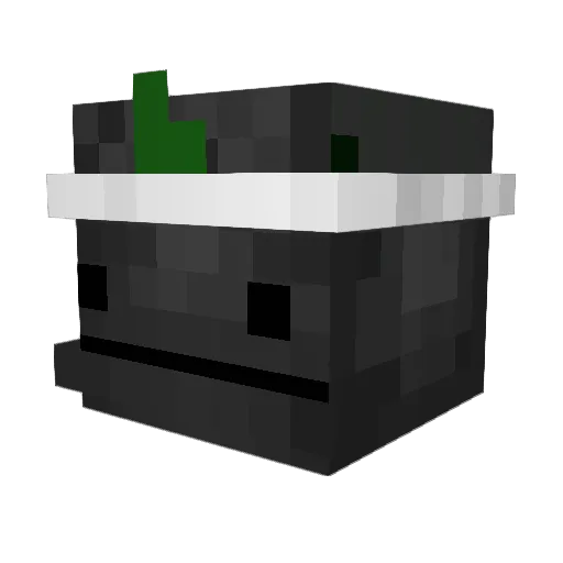 FlexiZockt Minecraft avatar head, 3D render