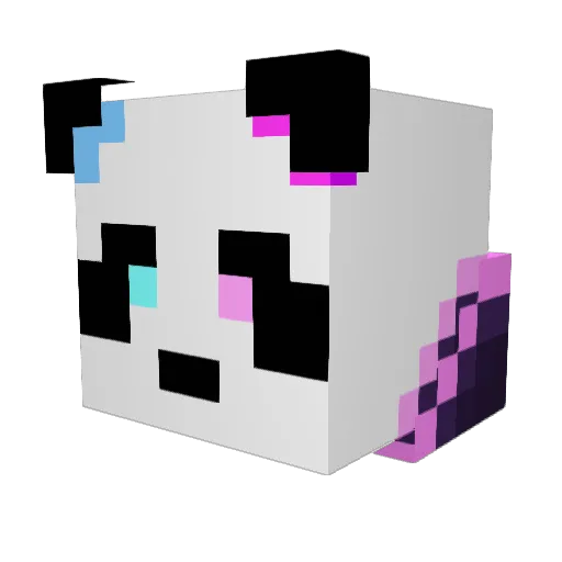 Flexi_i04 Minecraft avatar head, 3D render