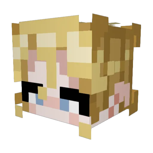 FlexinAnt Minecraft avatar head, 3D render