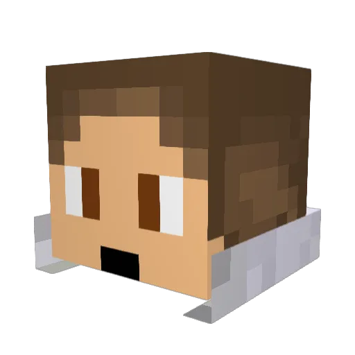 FlexoAlto Minecraft avatar head, 3D render