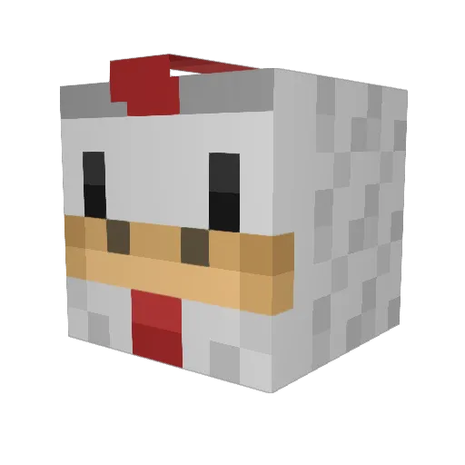 Fleym99 Minecraft avatar head, 3D render