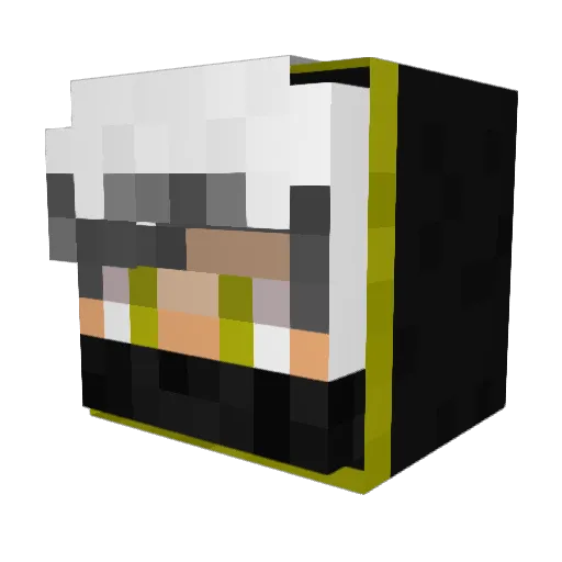 FlezyC Minecraft avatar head, 3D render
