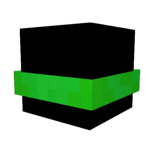 Fli1rx7 Minecraft avatar head, 3D render