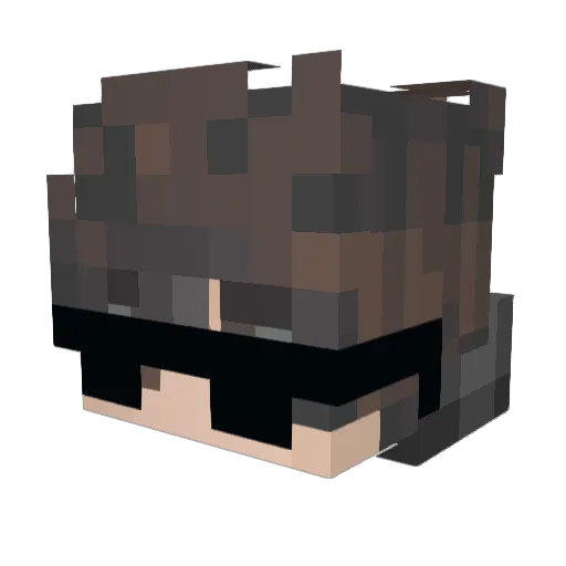 FliXz0928 Minecraft avatar head, 3D render