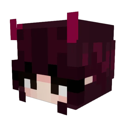 FlibbleInBox Minecraft avatar head, 3D render