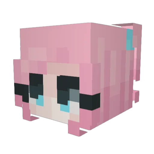 Flick315 Minecraft avatar head, 3D render
