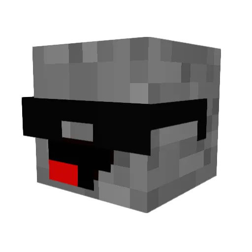 FliegenderKebab Minecraft avatar head, 3D render