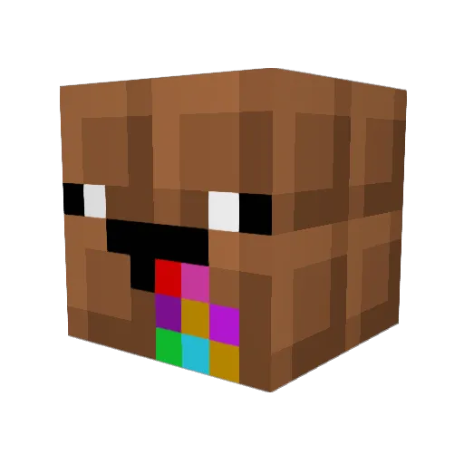 FliegendesL Minecraft avatar head, 3D render