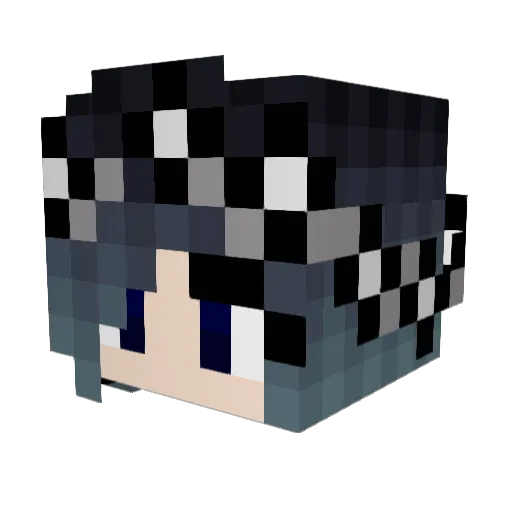 FlightFlame27689 Minecraft avatar head, 3D render