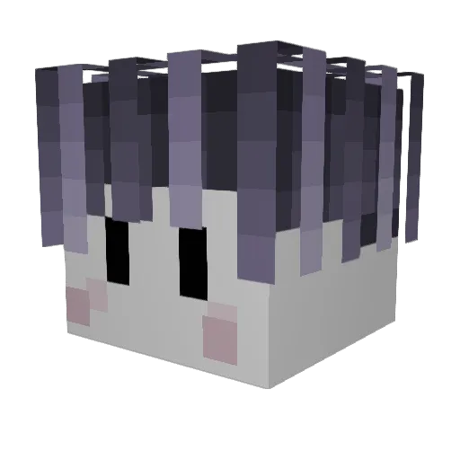FlightScr3w Minecraft avatar head, 3D render