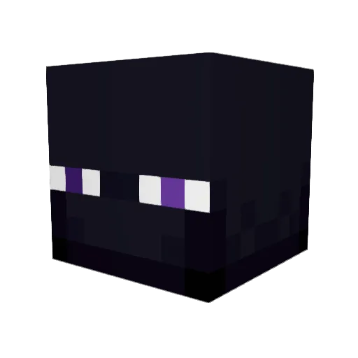 Flikinzzz Minecraft avatar head, 3D render