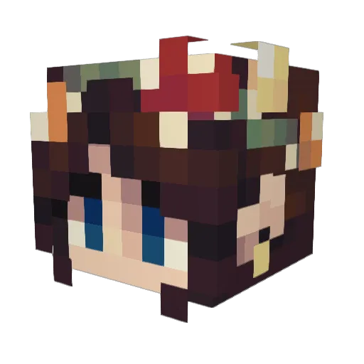 Minecraft-Avatar von Fliko_Fitz07: Kopf als 3D-Render