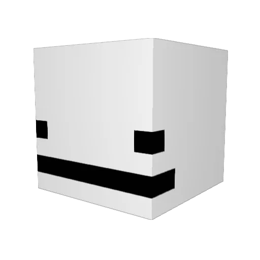 FlimsyExperience Minecraft avatar head, 3D render