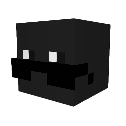 FlinToN7 Minecraft avatar head, 3D render