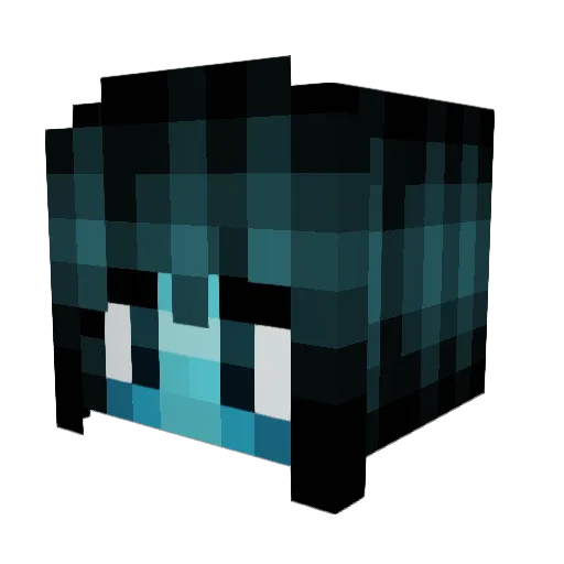 Flinton_Steel Minecraft avatar head, 3D render