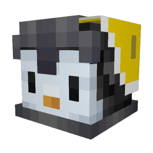 Flinty56 Minecraft avatar head, 3D render