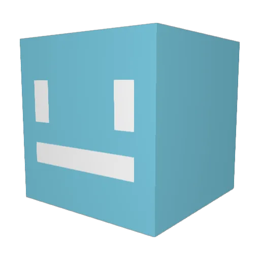 FlintyCo Minecraft avatar head, 3D render