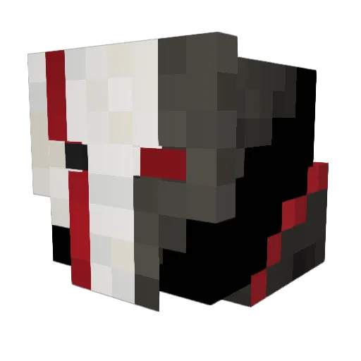 Flip_The_Screen Minecraft avatar head, 3D render