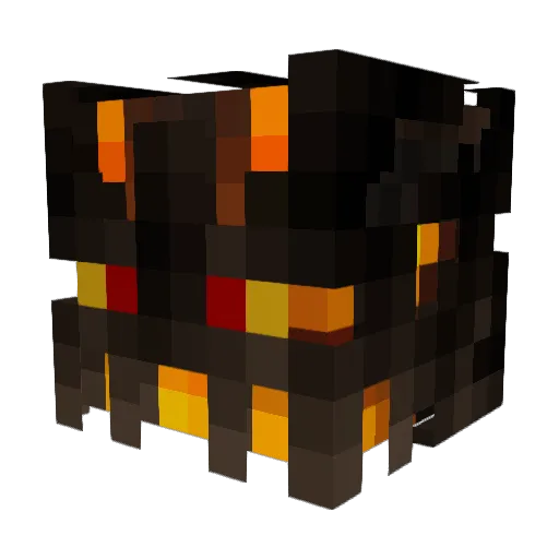 Flipingmad Minecraft avatar head, 3D render