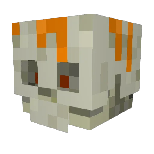 Flippa112 Minecraft avatar head, 3D render