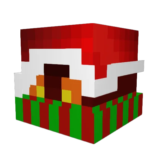 Flipper1 Minecraft avatar head, 3D render