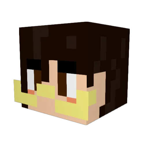 Flippy_Cakes Minecraft avatar head, 3D render