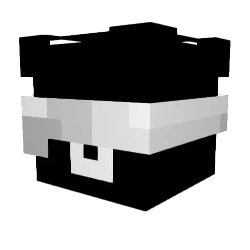 Flitszz Minecraft avatar head, 3D render