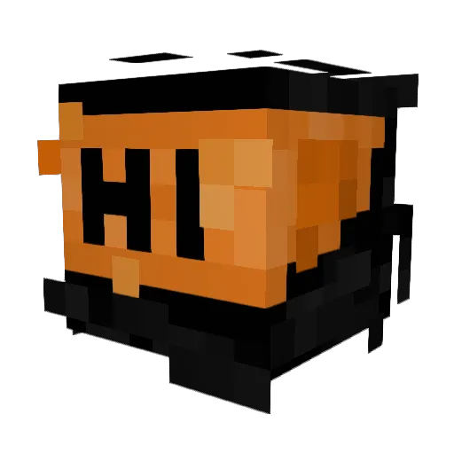 Flo110614 Minecraft avatar head, 3D render