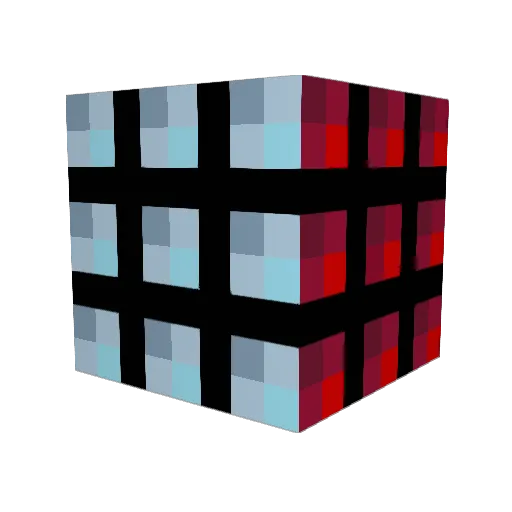 Flo1842 Minecraft avatar head, 3D render
