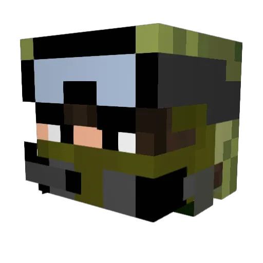 FloB_29 Minecraft avatar head, 3D render