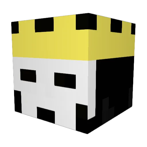 FloBrot1 Minecraft avatar head, 3D render
