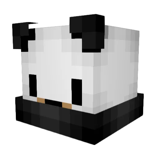 FloCoinCoin Minecraft avatar head, 3D render
