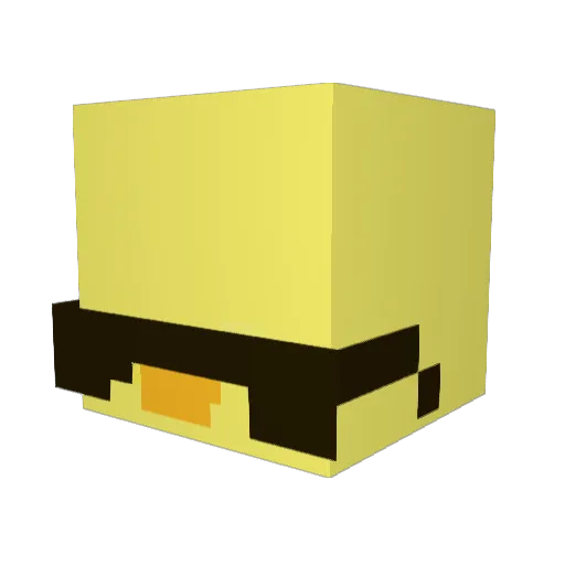 FloCraft99 Minecraft avatar head, 3D render