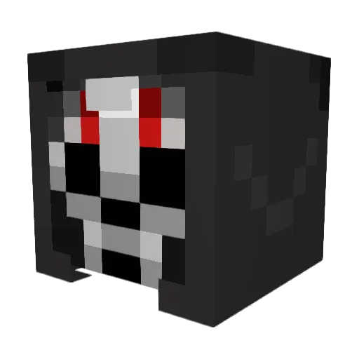 FloCraftR700V Minecraft avatar head, 3D render