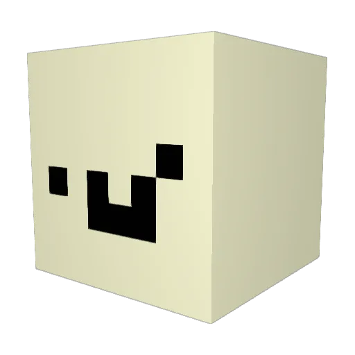 FloIsDaddy Minecraft avatar head, 3D render