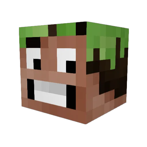FloLetsPlay Minecraft avatar head, 3D render