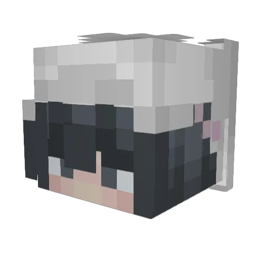Float07 Minecraft avatar head, 3D render